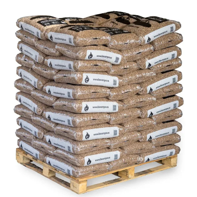 Palette mit 88 Säcken PIÑONERO-Pellets
