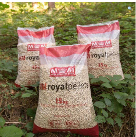 MM ROYAL Pellet-Palette – 78 Kunststoffsäcke