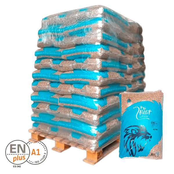 Mein Pellet und mehr, zertifizierte Palette 77 Säcke