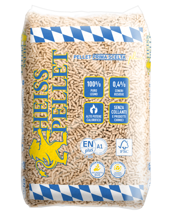 Heiß Fichtenholzpellets 100% Palette 72 x 15 kg