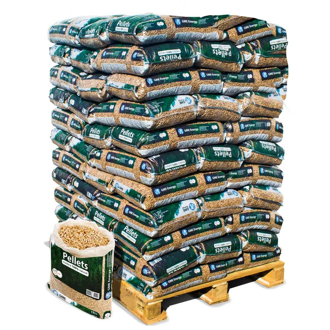 Palette mit 88 Säcken GME WoodPellet-Pellets